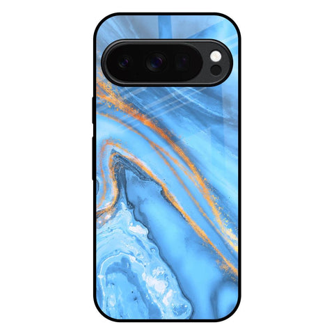 Vibrant Blue Marble Google Pixel 10 Pro XL 5G Glass Back Cover Online