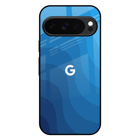 Blue Wave Abstract Google Pixel 10 Pro XL 5G Glass Back Cover Online