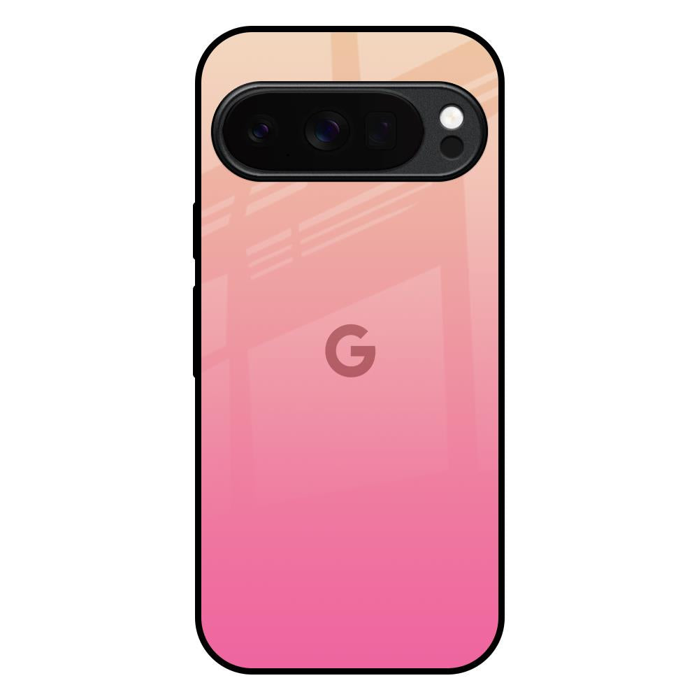 Pastel Pink Gradient Google Pixel 10 Pro XL 5G Glass Back Cover Online