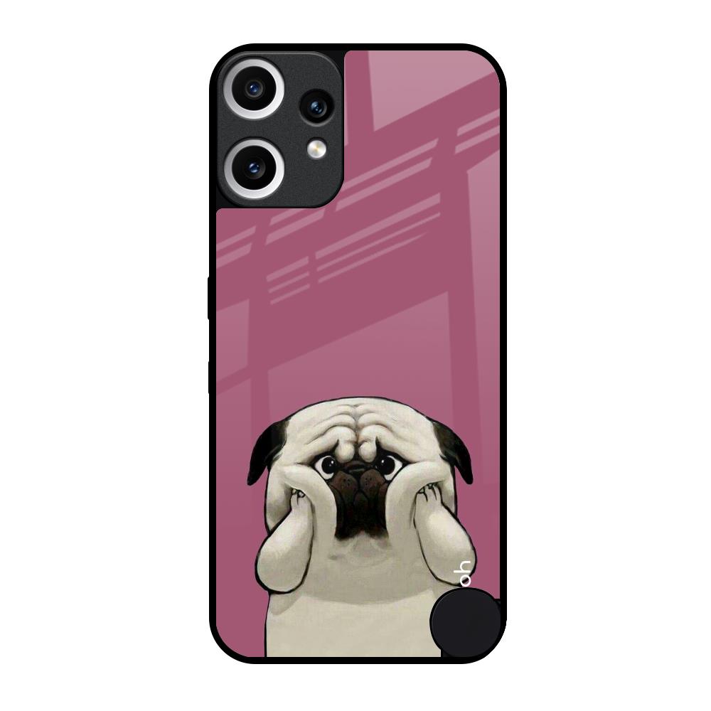 Funny Pug Face Nothing CMF Phone 2 Pro Glass Back Cover Online