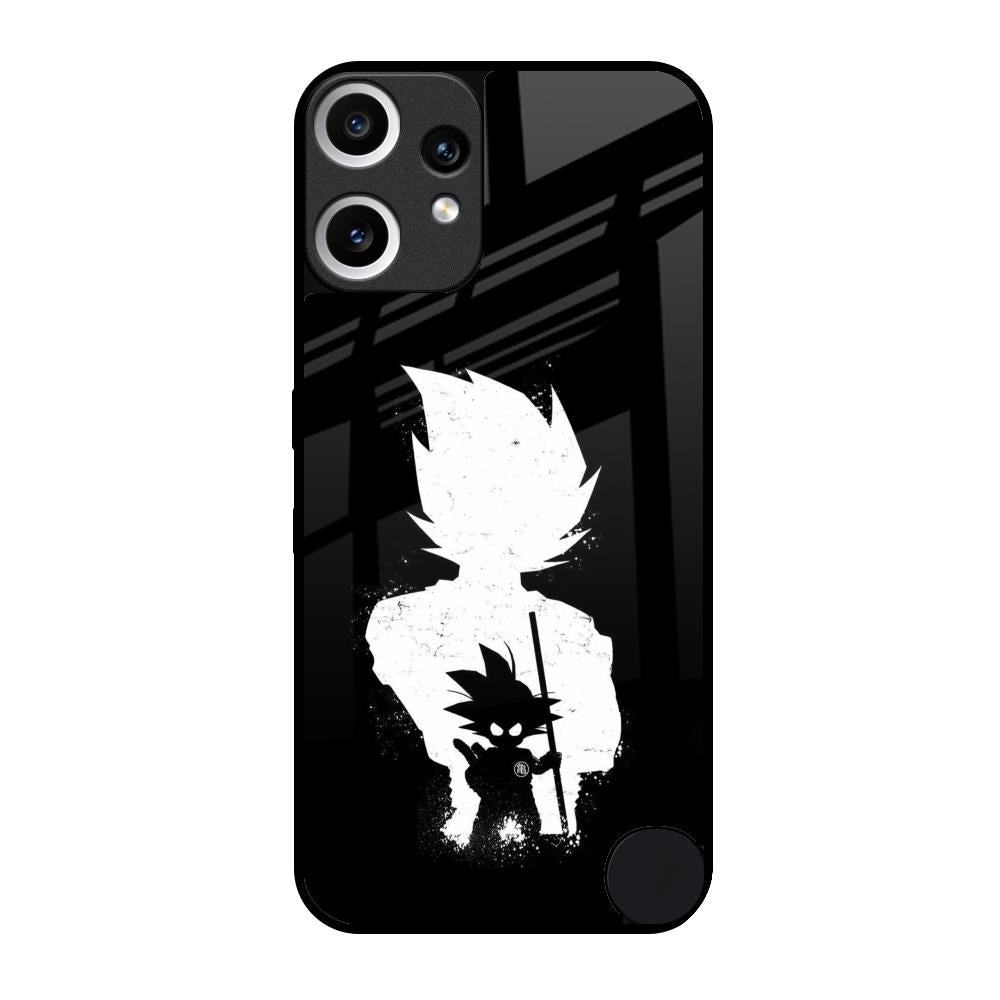 Monochrome Goku Nothing CMF Phone 2 Pro Glass Back Cover Online