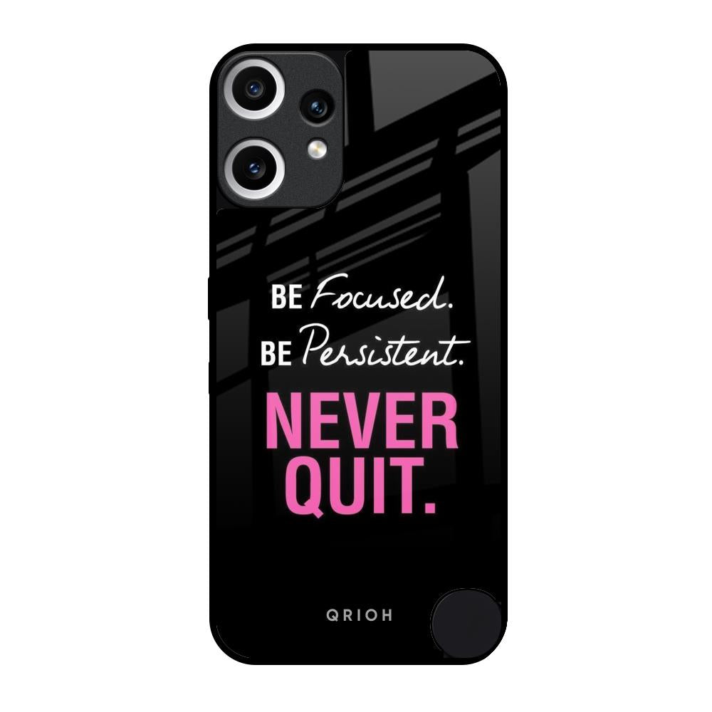 Be Focused Nothing CMF Phone 2 Pro Glass Back Cover Online