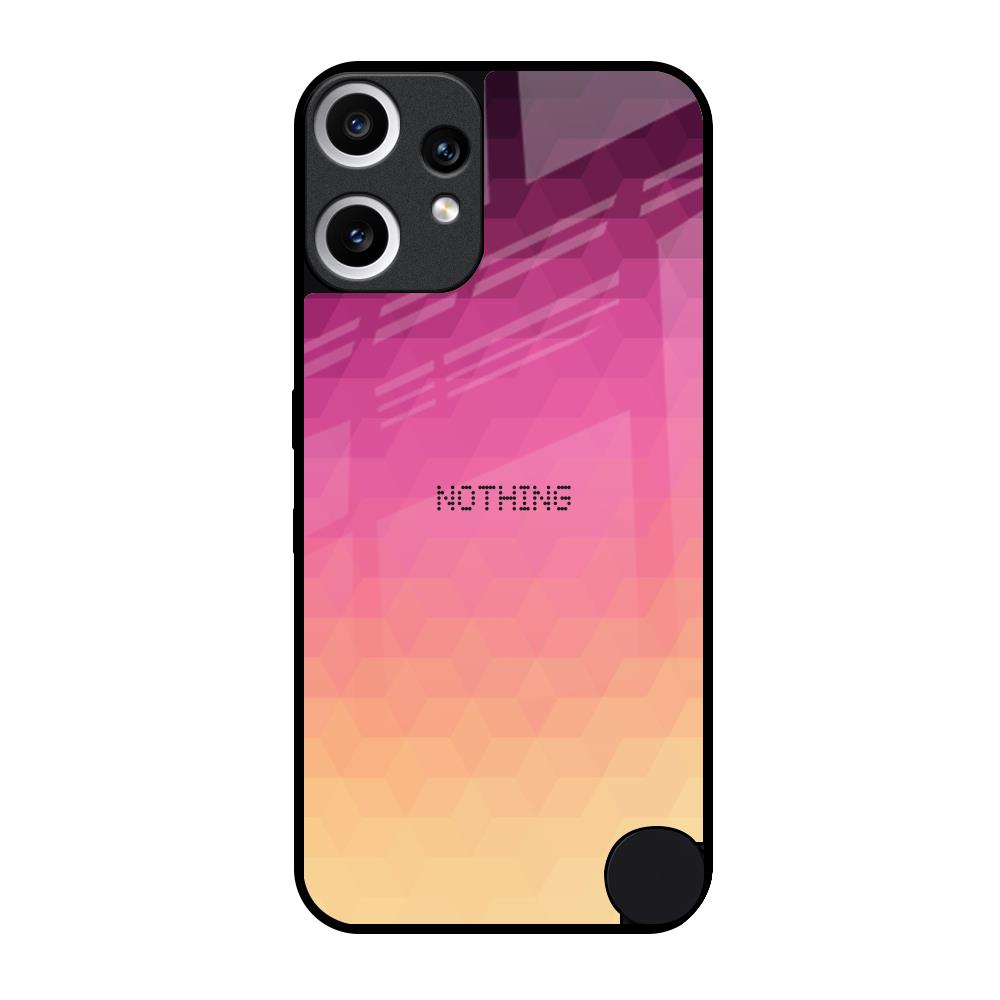 Geometric Pink Diamond Nothing CMF Phone 2 Pro Glass Back Cover Online