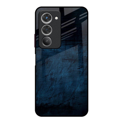 Dark Blue Grunge Redmi 15 5G Glass Back Cover Online