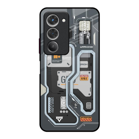 Retro Futuristic Redmi 15 5G Glass Back Cover Online