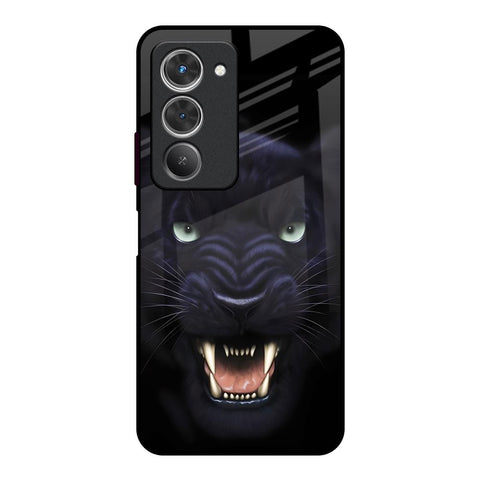 Angry Black Tiger Redmi 15 5G Glass Back Cover Online