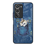 Kitty In Pocket Redmi 15 5G Glass Back Cover Online