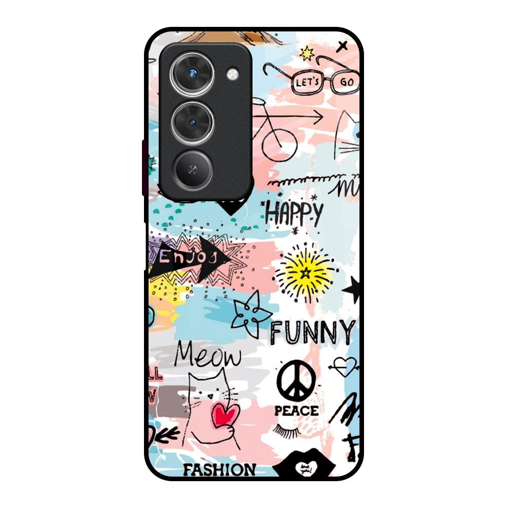 Just For You Redmi 15 5G Glass Back Cover Online