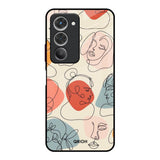 Abstract Faces Redmi 15 5G Glass Back Cover Online