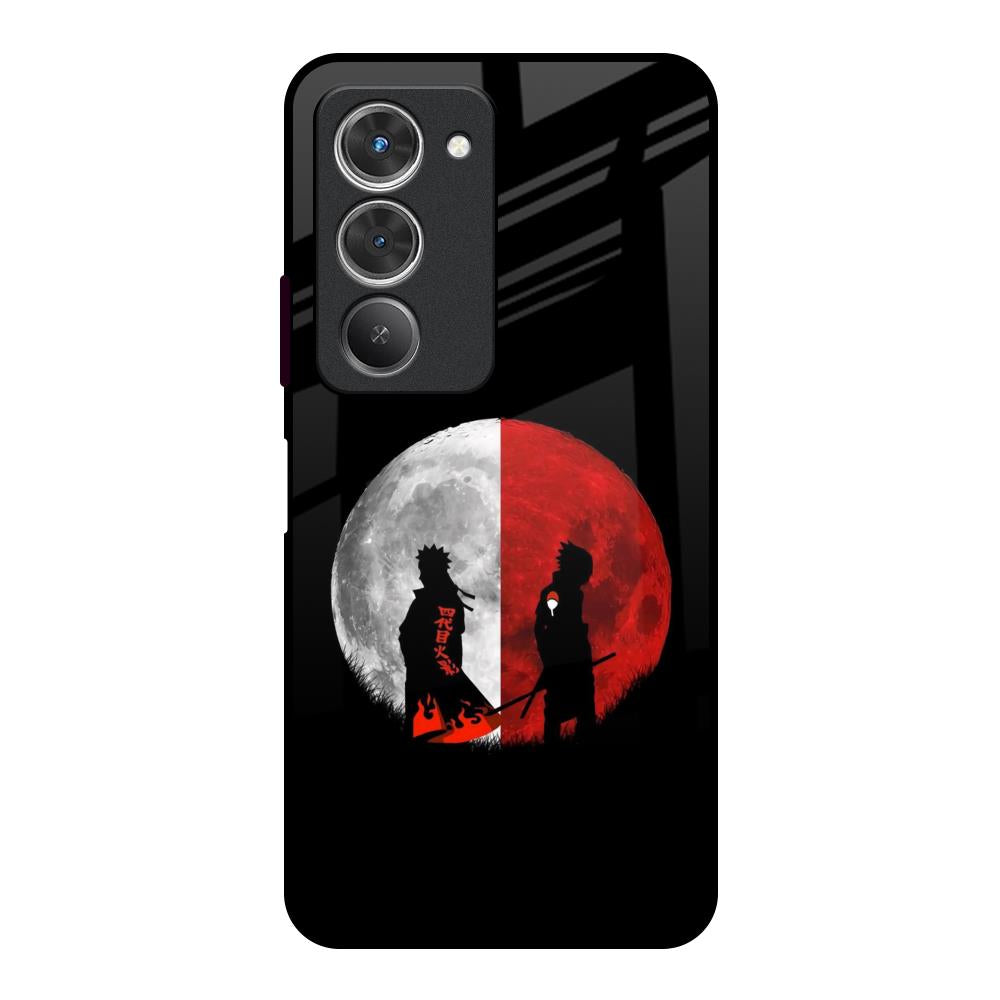 Anime Red Moon Redmi 15 5G Glass Back Cover Online