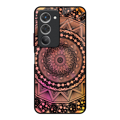 Floral Mandala Redmi 15 5G Glass Back Cover Online