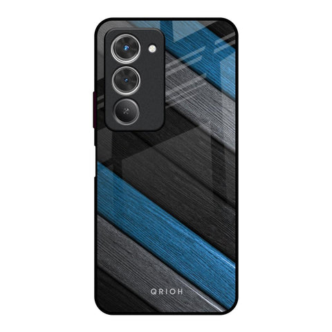 Multicolor Wooden Effect Redmi 15 5G Glass Back Cover Online