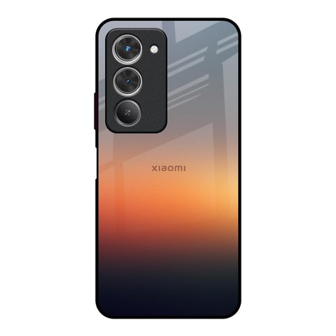 Aesthetic Orange Redmi 15 5G Glass Back Cover Online