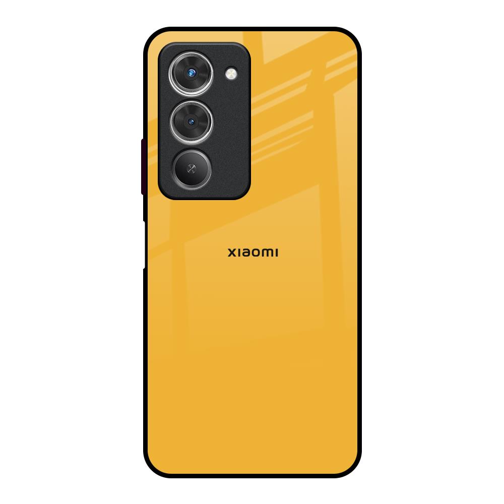 Fluorescent Yellow Redmi 15 5G Glass Back Cover Online