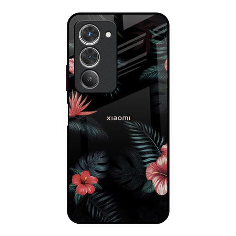 Tropical Art Flower Redmi 15 5G Glass Back Cover Online