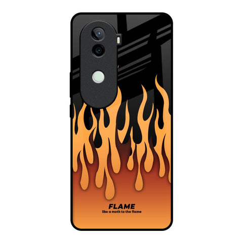 Fire Flame Vivo V40e 5G Glass Back Cover Online