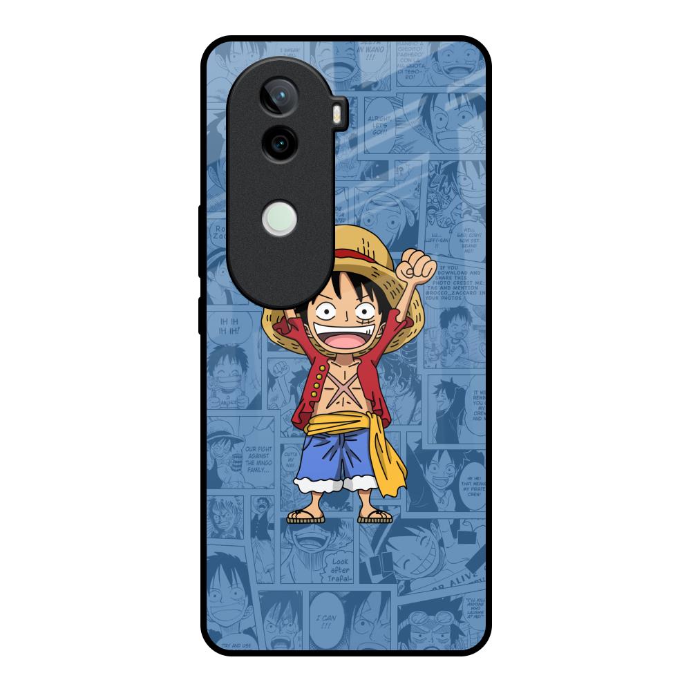 Chubby Anime Vivo V40e 5G Glass Back Cover Online