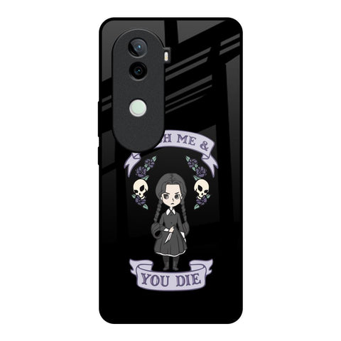 Touch Me & You Die Vivo V40e 5G Glass Back Cover Online
