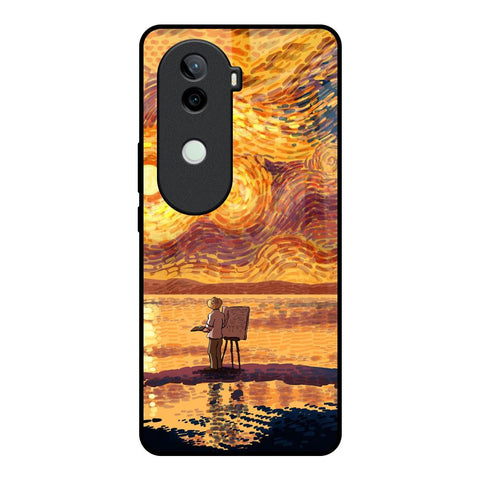 Sunset Vincent Vivo V40e 5G Glass Back Cover Online