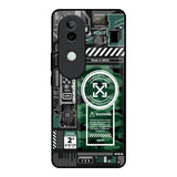 Green Camo Circuit Vivo V40e 5G Glass Back Cover Online