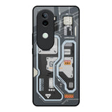 Retro Futuristic Vivo V40e 5G Glass Back Cover Online