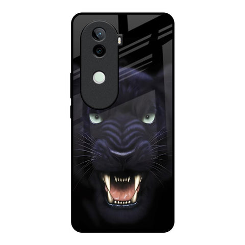 Angry Black Tiger Vivo V40e 5G Glass Back Cover Online