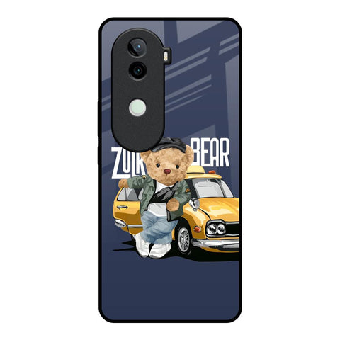 Adventurous Bear Vivo V40e 5G Glass Back Cover Online