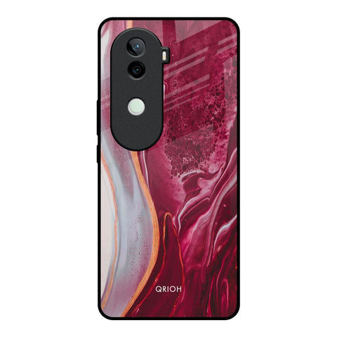 Crimson Ruby Vivo V40e 5G Glass Back Cover Online