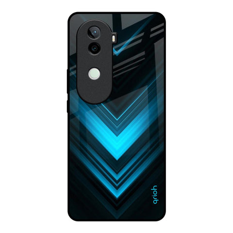 Vertical Blue Arrow Vivo V40e 5G Glass Back Cover Online