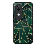 Abstract Green Vivo V40e 5G Glass Back Cover Online