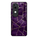 Geometric Purple Vivo V40e 5G Glass Back Cover Online