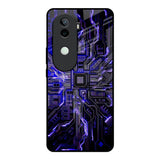 Techno Color Pattern Vivo V40e 5G Glass Back Cover Online