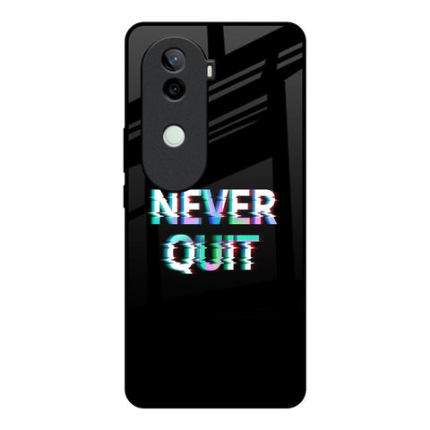 Never Quit Vivo V40e 5G Glass Back Cover Online