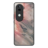 Pink And Grey Marble Vivo V40e 5G Glass Back Cover Online