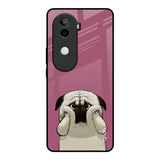 Funny Pug Face Vivo V40e 5G Glass Back Cover Online