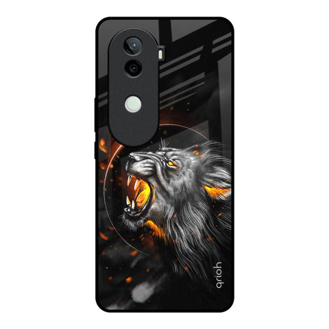 Aggressive Lion Vivo V40e 5G Glass Back Cover Online