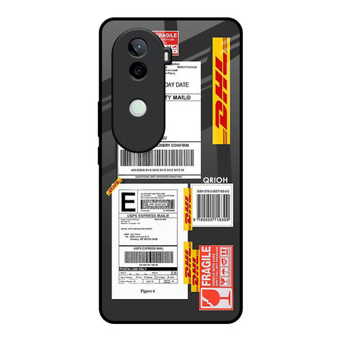 Cool Barcode Label Vivo V40e 5G Glass Back Cover Online