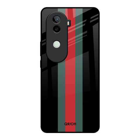 Vertical Stripes Vivo V40e 5G Glass Back Cover Online