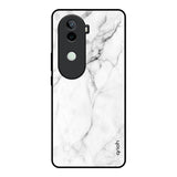 Modern White Marble Vivo V40e 5G Glass Back Cover Online