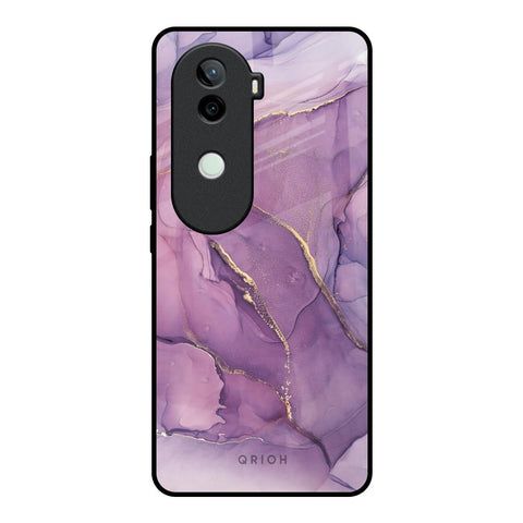 Purple Gold Marble Vivo V40e 5G Glass Back Cover Online