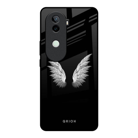 White Angel Wings Vivo V40e 5G Glass Back Cover Online