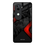 Modern Camo Abstract Vivo V40e 5G Glass Back Cover Online