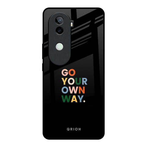 Go Your Own Way Vivo V40e 5G Glass Back Cover Online