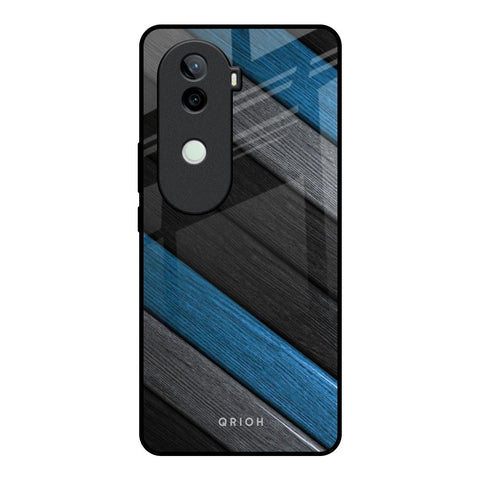 Multicolor Wooden Effect Vivo V40e 5G Glass Back Cover Online