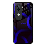 Blue Ring Light Vivo V40e 5G Glass Back Cover Online