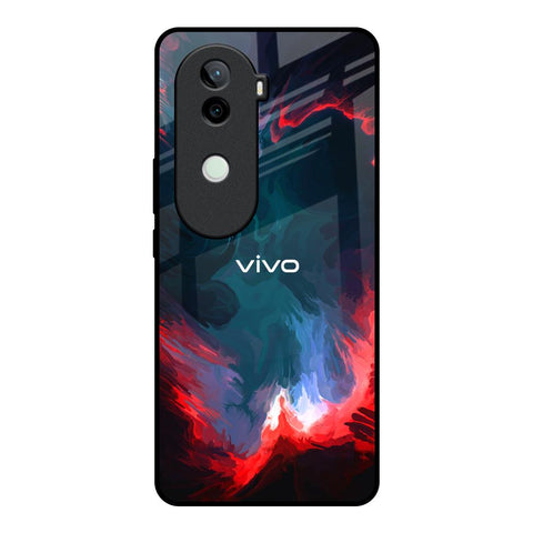 Brush Art Vivo V40e 5G Glass Back Cover Online