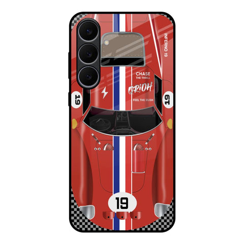 Racing Vintage Samsung Galaxy S25 FE 5G Glass Back Cover Online