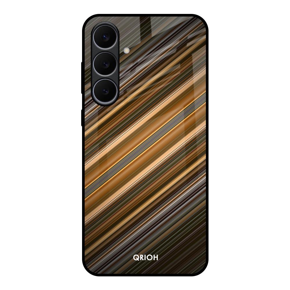 Diagonal Slash Pattern Samsung Galaxy S25 FE 5G Glass Back Cover Online