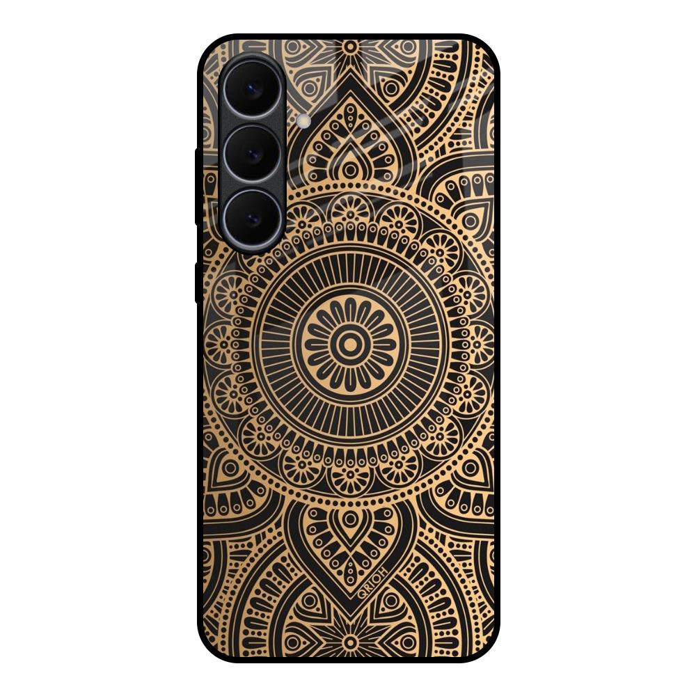 Luxury Mandala Samsung Galaxy S25 FE 5G Glass Back Cover Online