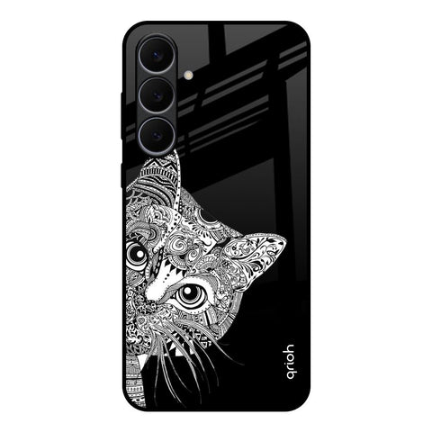 Kitten Mandala Samsung Galaxy S25 FE 5G Glass Back Cover Online